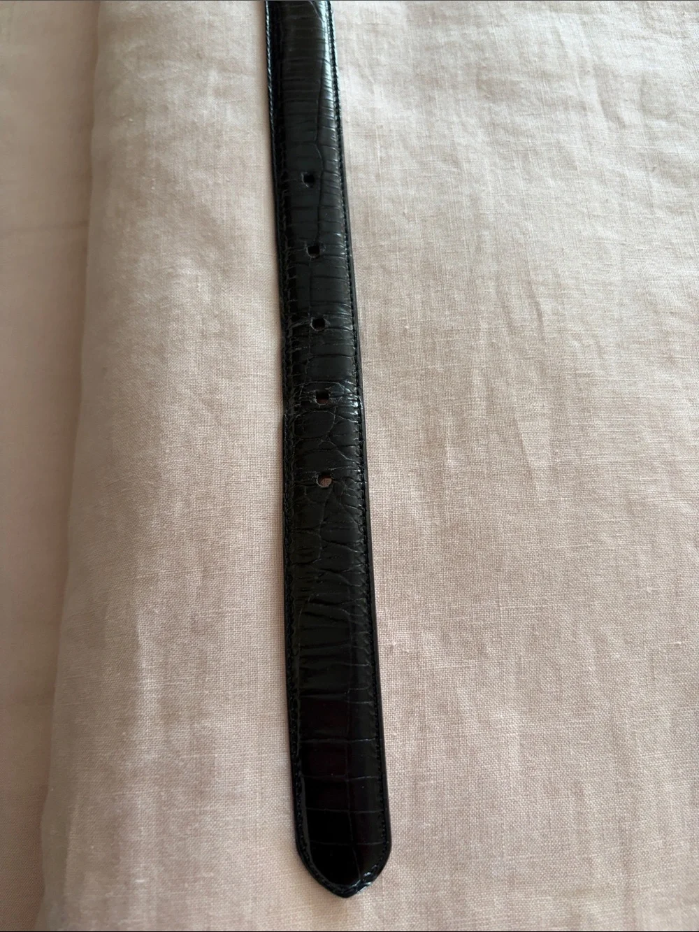 Talbots black leather